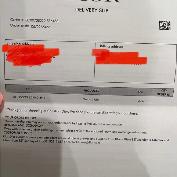 Authentic Christian Dior Dway Slide- size 39.5 Rose DeVen - Picture 7 of 7